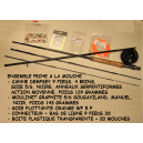 CANNE DEMPSEY 9' SOIE 5/6 + MOULINET + SOIE + ACCESSOIRS