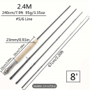 CANNE  SEACHASER 8' LEGERE SOIE 5/6 4 BRINS