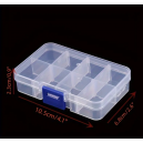 BOITE PLASTIQUE TRANSPARENTE 8 CASES