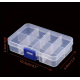 BOITE PLASTIQUE TRANSPARENTE 8 CASES
