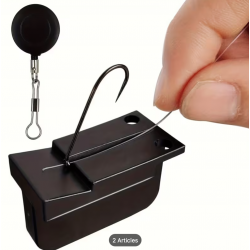 PASSE FIL MAGNETIQUE POUR ENFILER UN NYLON DANS L'OEILLET DE L' HAMECON